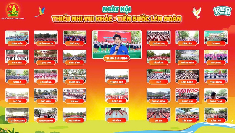 Thông điệp 'Cùng KUN bảo vệ muôn loài' được thiếu nhi toàn quốc hưởng ứng qua màn đồng diễn sân trường- Ảnh 6.