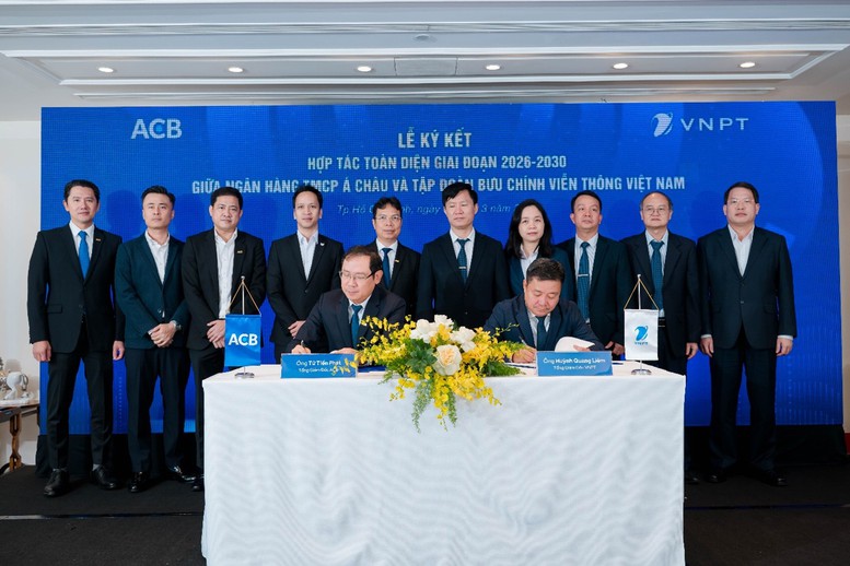 ACB và VNPT hợp tác toàn diện, mở rộng hệ sinh thái tài chính – công nghệ- Ảnh 1.