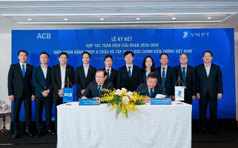 ACB và VNPT hợp tác toàn diện, mở rộng hệ sinh thái tài chính – công nghệ