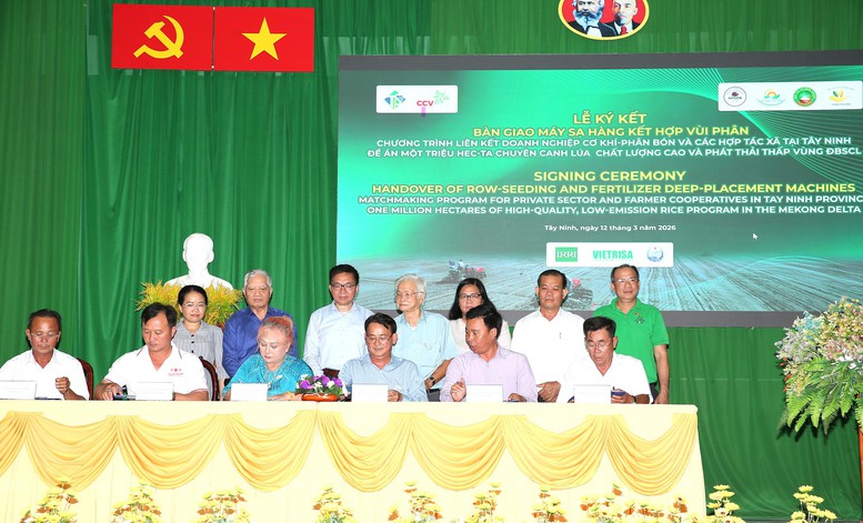 Công nghệ mới cho lúa chất lượng cao, phát thải thấp: Bước tiến cho 'Gạo Việt xanh'- Ảnh 2.