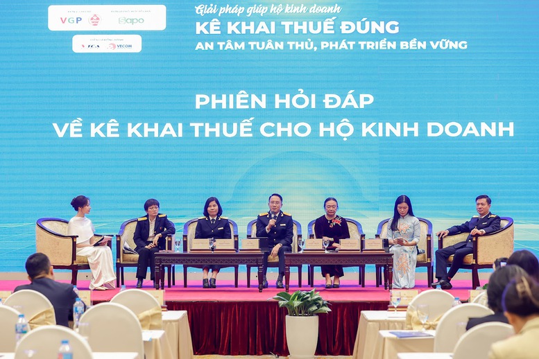 TRỰC TIẾP: Hội thảo 'Giải pháp giúp hộ kinh doanh kê khai thuế đúng, an tâm tuân thủ, phát triển bền vững'- Ảnh 12.