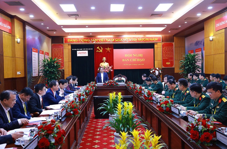 Thủ tướng Phạm Minh Chính chủ trì cuộc làm việc về phát triển công nghiệp quốc phòng- Ảnh 1.