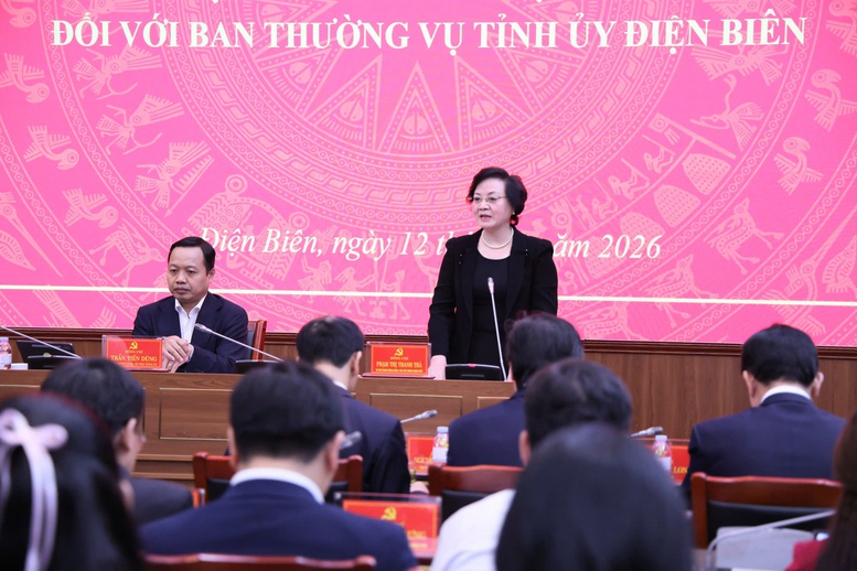 Công bố quyết định kiểm tra, giám sát của Bộ Chính trị, Ban Bí thư đối với Ban Thường vụ Tỉnh ủy Điện Biên- Ảnh 1.