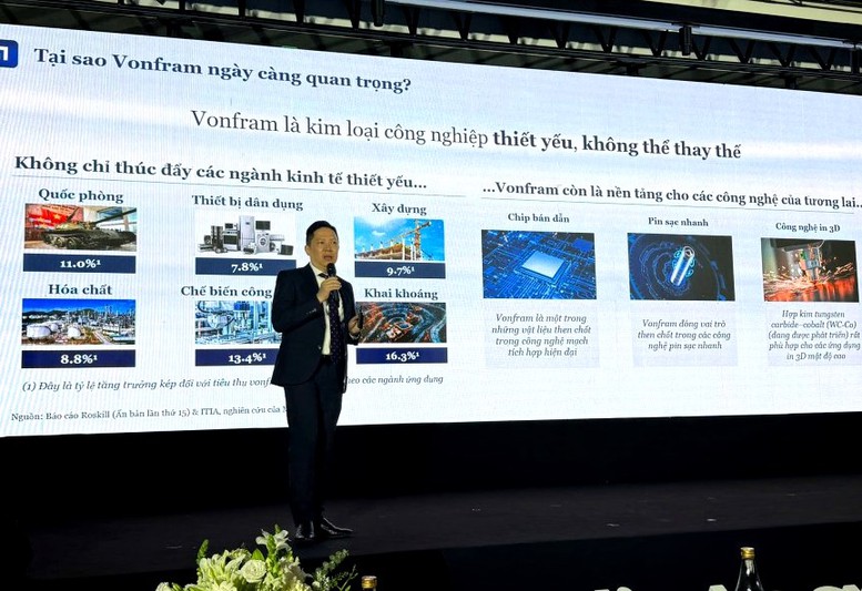 Vonfram Việt Nam và cơ hội tham gia chuỗi cung ứng vật liệu cho kỷ nguyên AI- Ảnh 1.