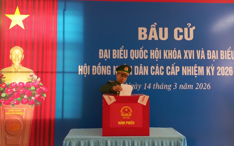 Cử tri đặc khu Bạch Long Vĩ (Hải Phòng) bầu cử sớm