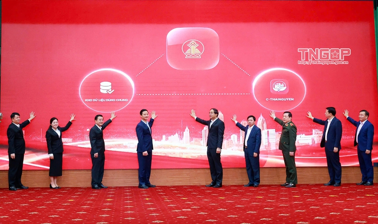 Thái Nguyên khai trương Trung tâm Dữ liệu phục vụ điều hành- Ảnh 1.