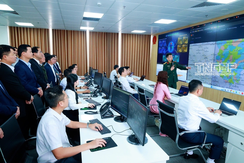Thái Nguyên khai trương Trung tâm Dữ liệu phục vụ điều hành- Ảnh 2.