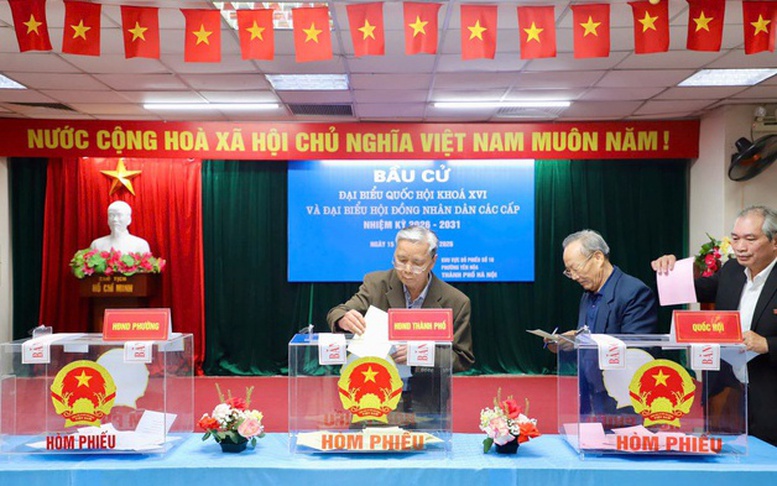 Tỉ lệ cử tri cả nước đi bầu cử đạt trên 99%