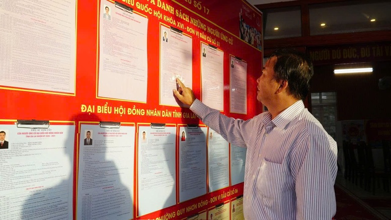 Chùm ảnh: Cử tri cả nước nô nức tham gia "Ngày hội non sông"- Ảnh 24.