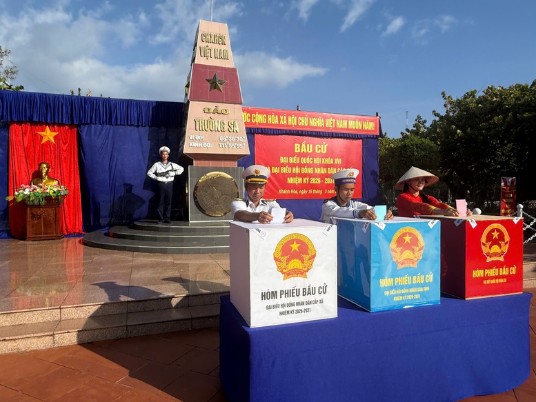 'Ngày hội non sông' ở đặc khu Trường Sa- Ảnh 3.