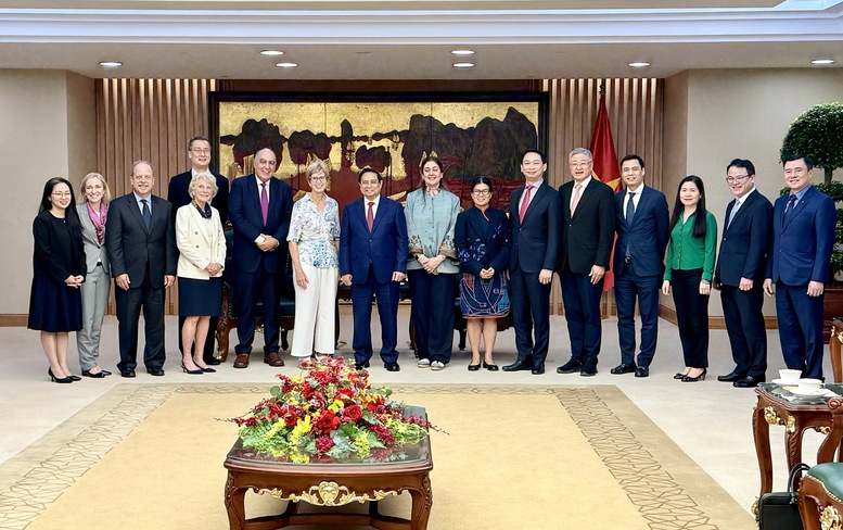 Thủ tướng Phạm Minh Chính tiếp Đoàn Quỹ Eisenhower của Hoa Kỳ- Ảnh 4.
