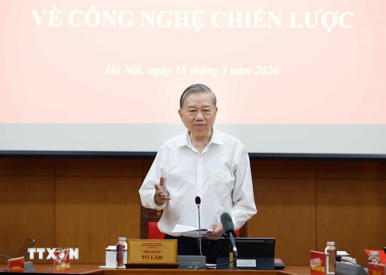 Tổng Bí thư Tô Lâm: Phát triển công nghệ chiến lược là việc không thể chậm trễ- Ảnh 1.