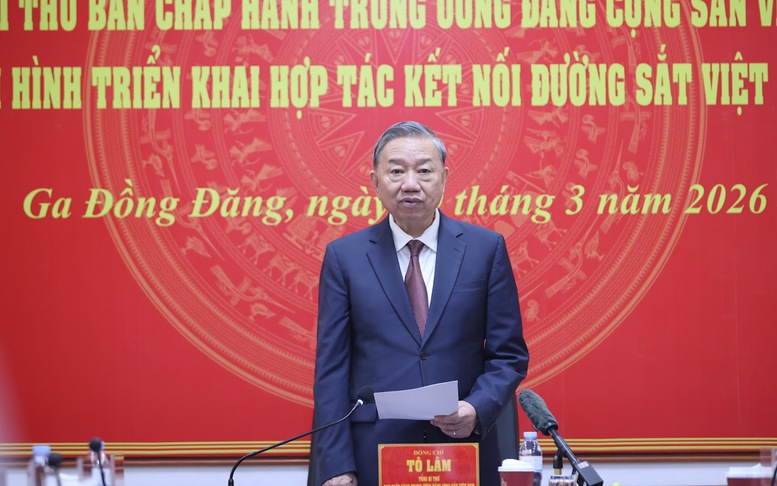 Tổng Bí thư Tô Lâm: Đường sắt kết nối Việt Nam - Trung Quốc phải là một đột phá chiến lược trong hợp tác kinh tế song phương