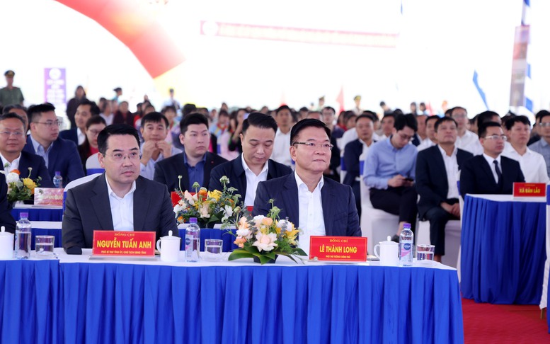 Phó Thủ tướng Lê Thành Long dự khởi công 