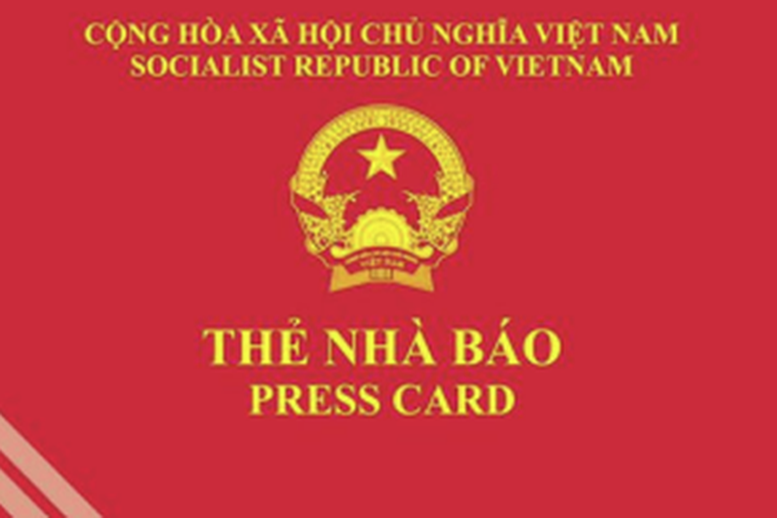 Dự kiến quy định mới về thủ tục cấp, đổi, cấp lại và thu hồi thẻ nhà báo- Ảnh 1.