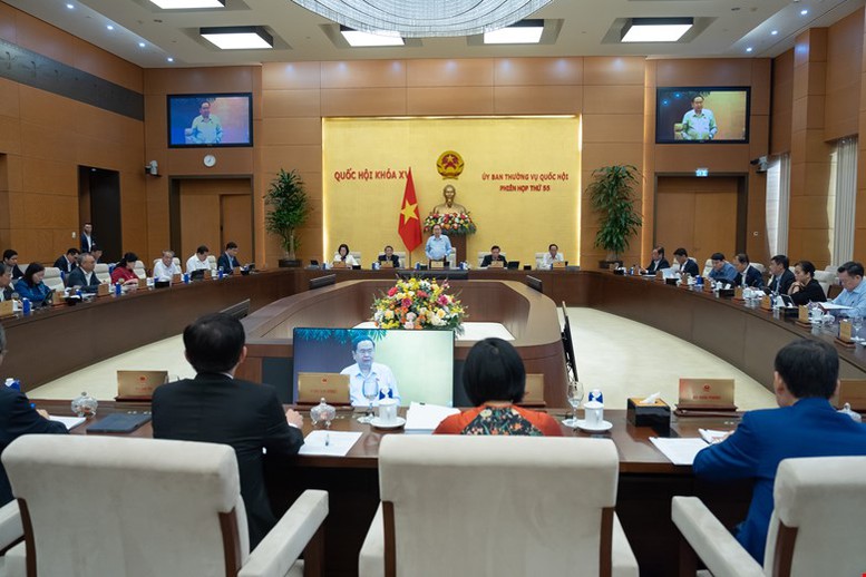 Khai mạc Phiên họp thứ 55 của Ủy ban Thường vụ Quốc hội- Ảnh 2.