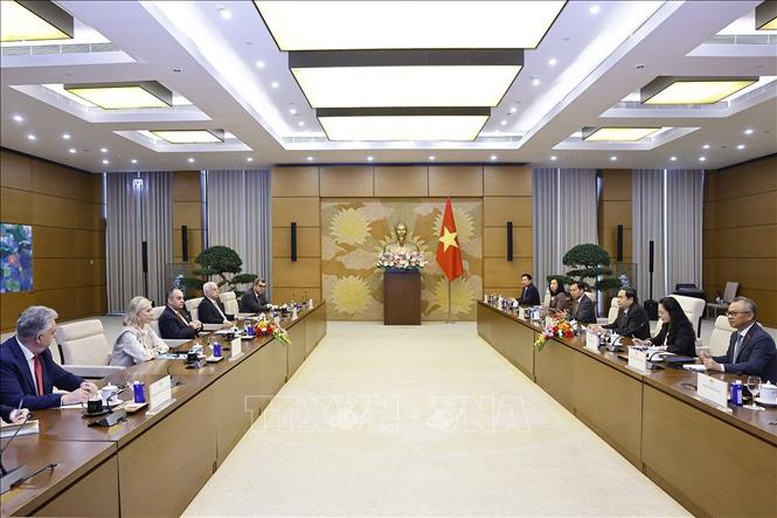 Chủ tịch Quốc hội Trần Thanh Mẫn tiếp Phó Chủ tịch thứ nhất Quốc hội Hy Lạp- Ảnh 4. Chủ tịch Quốc hội Trần Thanh Mẫn tiếp Phó Chủ tịch thứ nhất Quốc hội Hy Lạp- Ảnh 4.