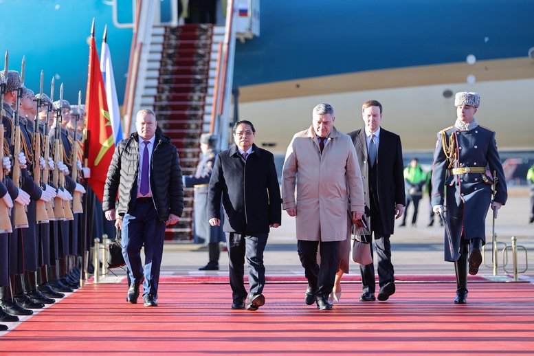 Thủ tướng Phạm Minh Chính tới Thủ đô Moscow, bắt đầu thăm chính thức Liên bang Nga- Ảnh 3.