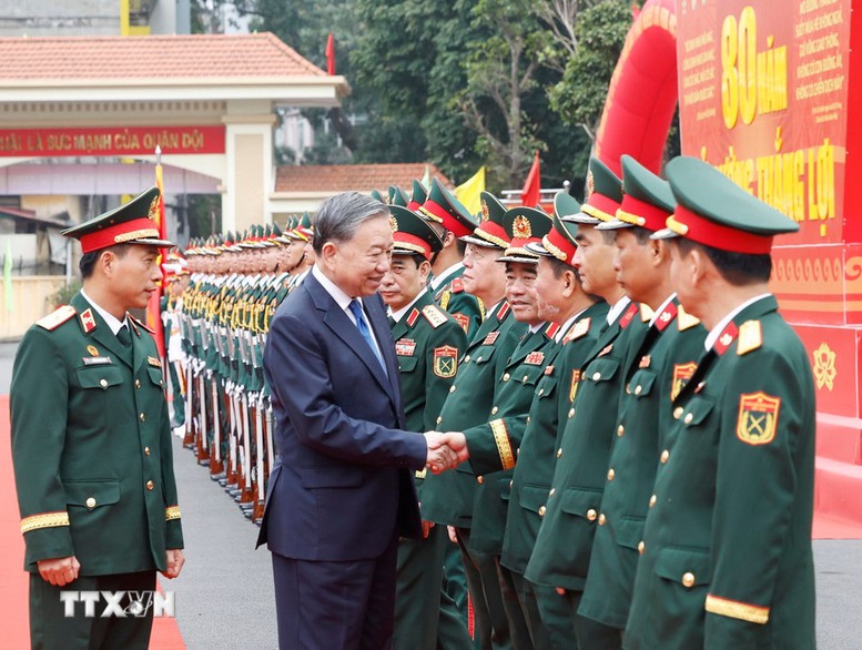 Tổng Bí thư Tô Lâm: Binh chủng Công binh tiếp tục phát huy truyền thống 'Mở đường thắng lợi'- Ảnh 1. Tổng Bí thư Tô Lâm: Binh chủng Công binh tiếp tục phát huy truyền thống 'Mở đường thắng lợi'- Ảnh 1.