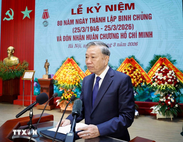 Tổng Bí thư Tô Lâm: Binh chủng Công binh tiếp tục phát huy truyền thống 'Mở đường thắng lợi'- Ảnh 5. Tổng Bí thư Tô Lâm: Binh chủng Công binh tiếp tục phát huy truyền thống 'Mở đường thắng lợi'- Ảnh 5.