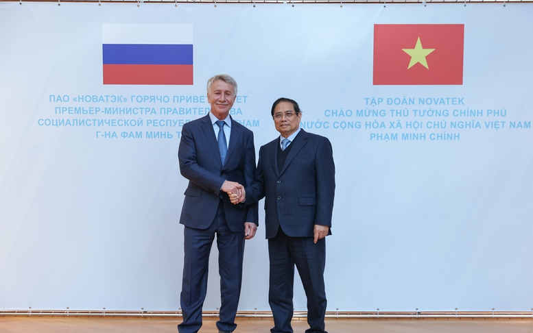 Thủ tướng thăm tập đoàn khí đốt hàng đầu của Nga, thúc đẩy các dự án LNG lớn tại Việt Nam