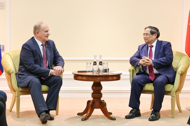 Thủ tướng Phạm Minh Chính tiếp Chủ tịch Đảng Cộng sản Nga- Ảnh 2.