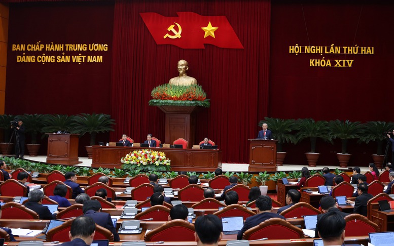 Thông cáo báo chí ngày làm việc thứ nhất Hội nghị Trung ương 2 khoá XIV