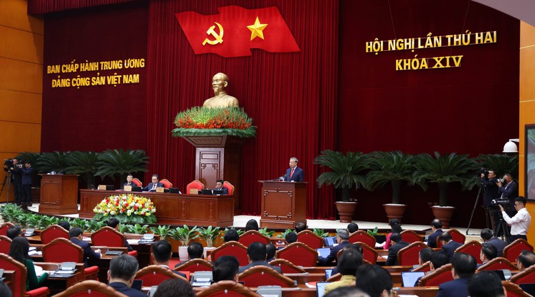 Khai mạc trọng thể Hội nghị Trung ương lần thứ 2 khóa XIV- Ảnh 6.