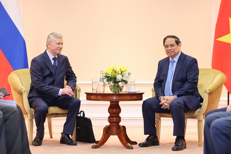 Thủ tướng Phạm Minh Chính tiếp lãnh đạo Hội Hữu nghị Nga – Việt và Hội Cựu chiến binh Nga từng chiến đấu tại Việt Nam- Ảnh 2.