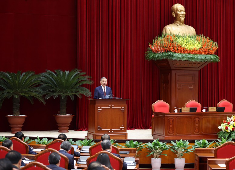 Tổng Bí thư Tô Lâm: Quán triệt sâu sắc "Bốn kiên định' về chính trị tư tưởng; "Bốn nguyên tắc" về tăng trưởng- Ảnh 4.