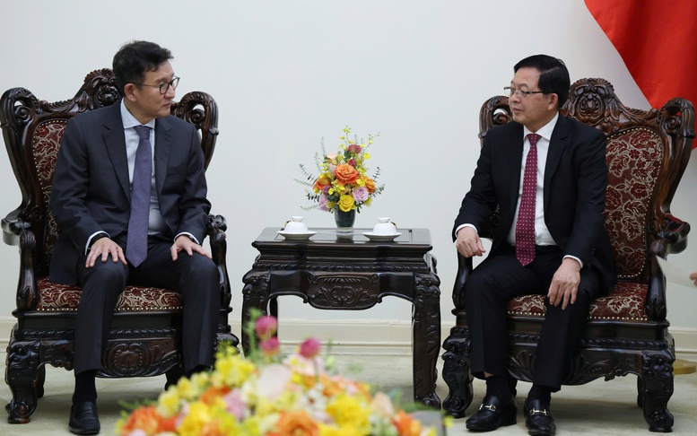 Phó Thủ tướng Hồ Quốc Dũng tiếp lãnh đạo Tập đoàn năng lượng GS (Hàn Quốc)