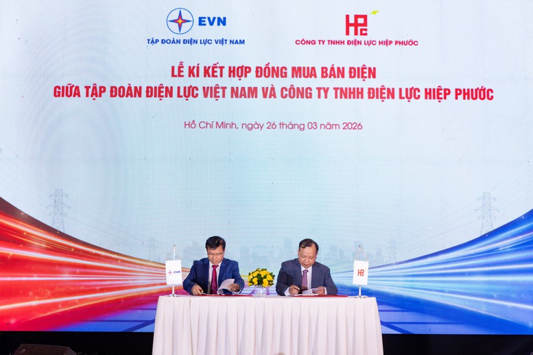 EVN ký hợp đồng mua bán điện cho dự án Nhà máy điện LNG Hiệp Phước- Ảnh 1. EVN ký hợp đồng mua bán điện cho dự án Nhà máy điện LNG Hiệp Phước- Ảnh 1.