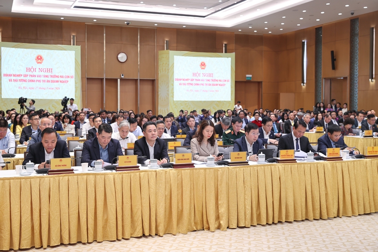 TỔNG THUẬT: Hội nghị "Doanh nghiệp góp phần vào tăng trưởng hai con số và Thủ tướng Chính phủ tri ân doanh nghiệp"- Ảnh 7.