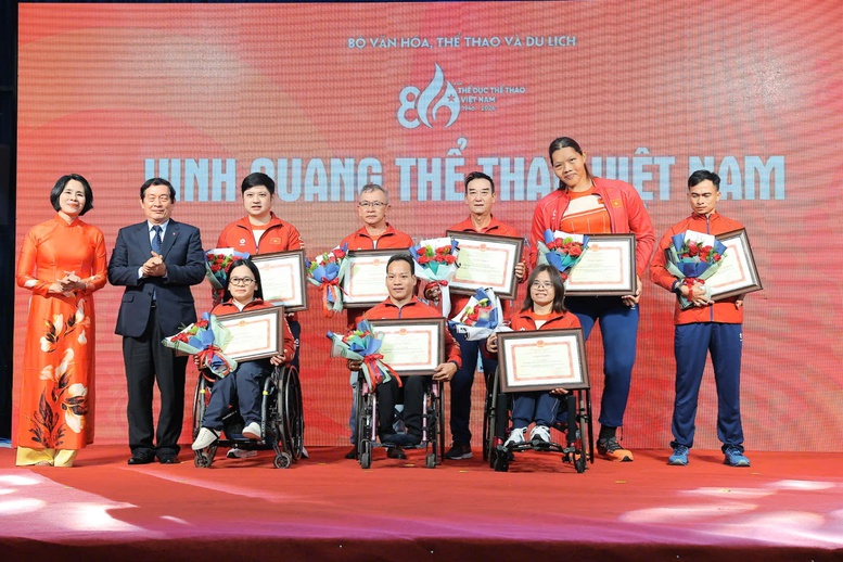Gala Vinh quang Thể thao Việt Nam 2026: Tôn vinh các huấn luyện viên, vận động viên xuất sắc - Ảnh 1.