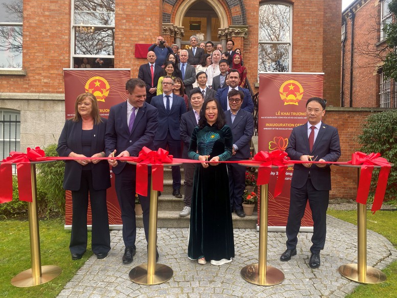 Khai trương Đại sứ quán Việt Nam tại Ireland- Ảnh 1.