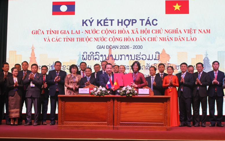 Gia Lai ký kết biên bản ghi nhớ hợp tác với 4 tỉnh của  Lào