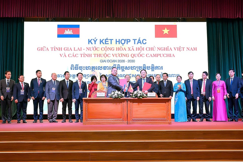 Gia Lai ký kết bản ghi nhớ hợp tác với các tỉnh Đông Bắc Campuchia- Ảnh 2.