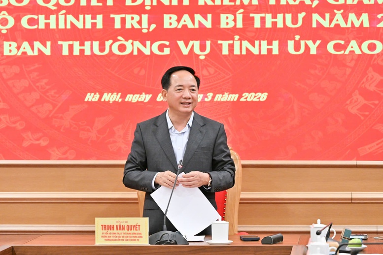 Công bố Quyết định kiểm tra, giám sát đối với Ban Thường vụ Tỉnh ủy Cao Bằng- Ảnh 3.