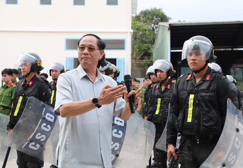 Kiểm tra công tác bảo đảm an ninh, trật tự phục vụ bầu cử tại Cần Thơ- Ảnh 1.