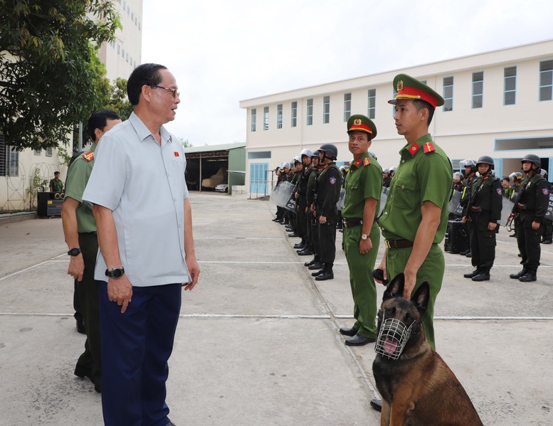 Kiểm tra công tác bảo đảm an ninh, trật tự phục vụ bầu cử tại Cần Thơ- Ảnh 2.