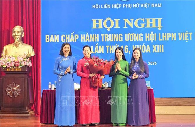Đồng chí Lê Thị Thủy được bầu giữ chức Chủ tịch Hội Liên hiệp Phụ nữ Việt Nam- Ảnh 1.