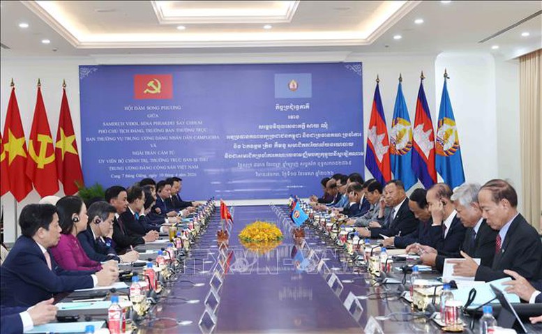 Việt Nam, Campuchia tiếp tục củng cố vững chắc tin cậy chính trị