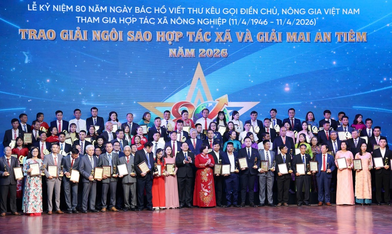 Phó Thủ tướng Hồ Quốc Dũng dự trao Giải Ngôi sao Hợp tác xã và Giải Mai An Tiêm năm 2026- Ảnh 5.