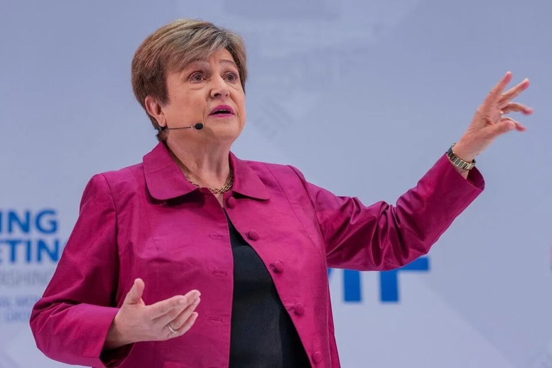 IMF cân nhắc hạ dự báo tăng trưởng toàn cầu do xung đột Trung Đông- Ảnh 1.