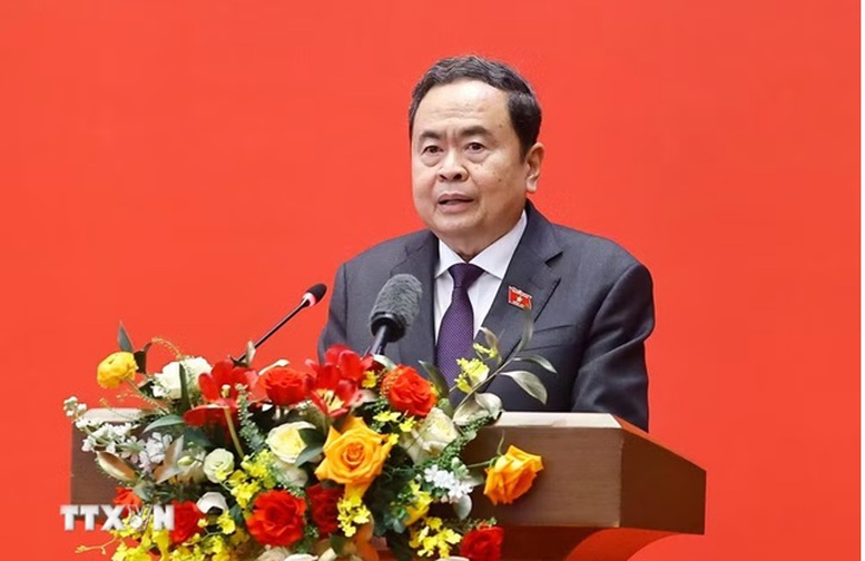 Chủ tịch Quốc hội Trần Thanh Mẫn&nbsp;trao quyết định chỉ định&nbsp;Bí thư Đảng ủy 3 cơ quan của Quốc hội- Ảnh 2.