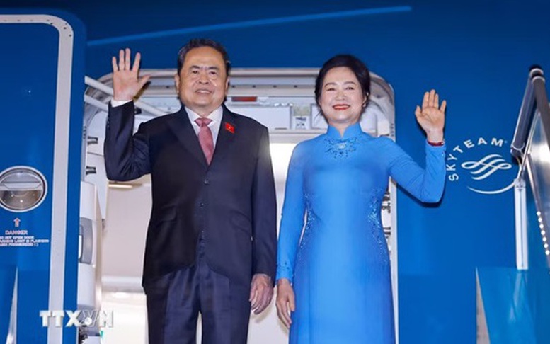 Chủ tịch Quốc hội Trần Thanh Mẫn lên đường dự Đại hội đồng IPU-152