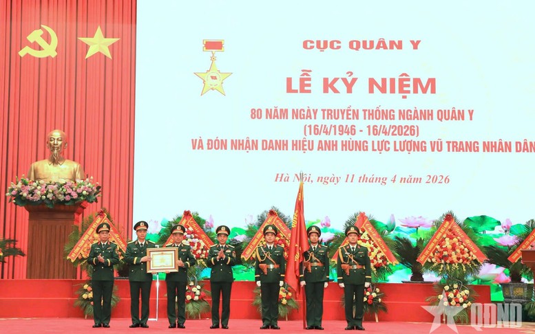 Cục Quân y đón nhận Danh hiệu Anh hùng Lực lượng vũ trang nhân dân