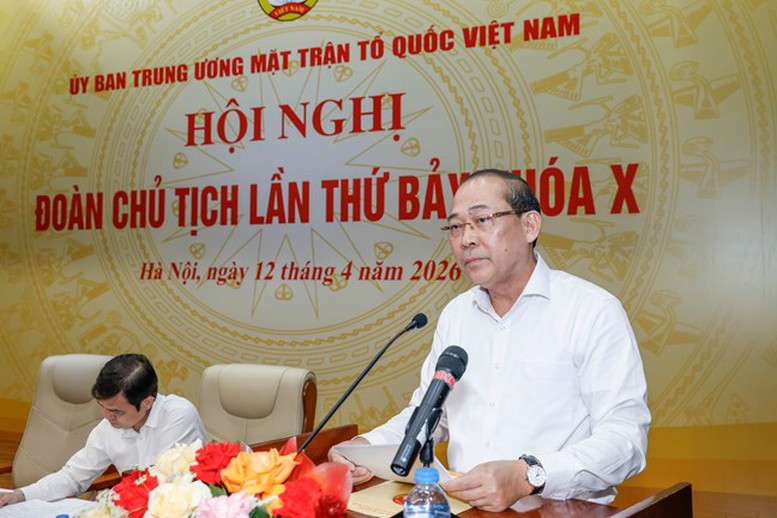Khai mạc hội nghị Đoàn Chủ tịch Trung ương Mặt trận Tổ quốc Việt Nam lần thứ 7 khóa X- Ảnh 2. Khai mạc hội nghị Đoàn Chủ tịch Trung ương Mặt trận Tổ quốc Việt Nam lần thứ 7 khóa X- Ảnh 2.