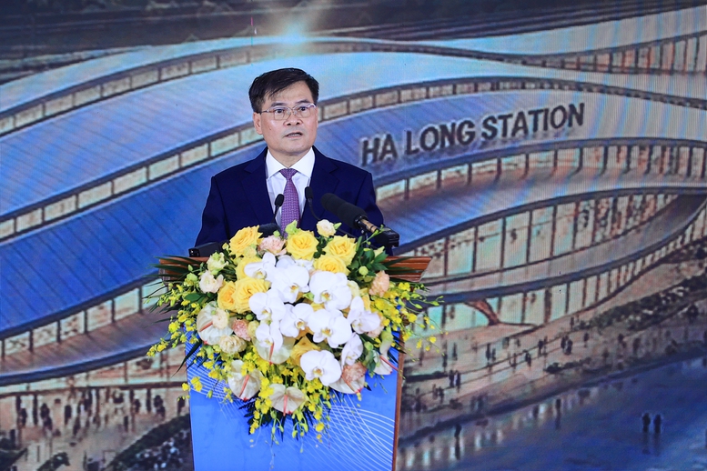 Thủ tướng Lê Minh Hưng dự lễ khởi công tuyến đường sắt tốc độ cao Hà Nội-Quảng Ninh- Ảnh 3.