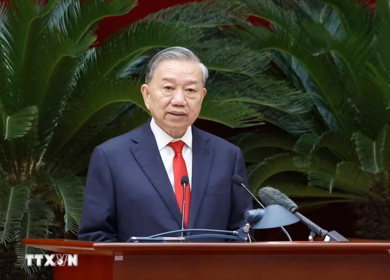 Tổng Bí thư, Chủ tịch nước Tô Lâm chủ trì Hội nghị công bố các Quyết định về công tác cán bộ- Ảnh 1.